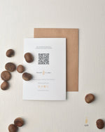 Load image into Gallery viewer, #86 Castana | New Year | Chestnut | Arab Culture | Arabic Calligraphy | راس السنة | كستناء | شتاء | Winter Card
