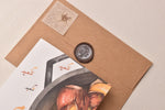 Load image into Gallery viewer, #86 Castana | New Year | Chestnut | Arab Culture | Arabic Calligraphy | راس السنة | كستناء | شتاء | Winter Card
