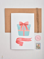 Load image into Gallery viewer, #102 Holidays &amp; Celebrations Card | All I Want for Christmas |هدية | كريسماس
