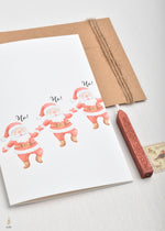 Load image into Gallery viewer, #103 Holidays &amp; Celebrations Card | Dancing Santa | كريسماس | سانتا
