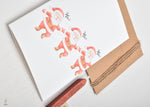 Load image into Gallery viewer, #103 Holidays &amp; Celebrations Card | Dancing Santa | كريسماس | سانتا
