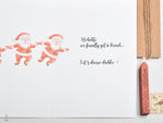 Load image into Gallery viewer, #103 Holidays &amp; Celebrations Card | Dancing Santa | كريسماس | سانتا
