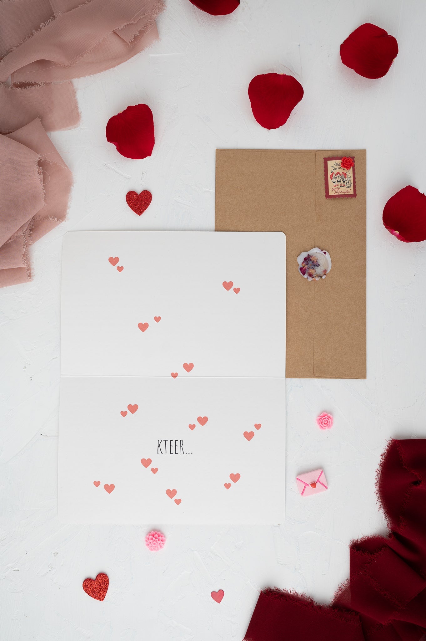 #74 Love You Kteer - Customizable | Valentine's Day Cards | Love | بحبك كتير