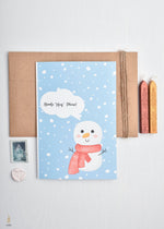 Load image into Gallery viewer, #37 Snowman Aboota | Happy Holidays | عبوطة
