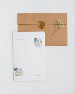#48Thank You Card | With Gratitude | Arabic | Teachers Appreciation | Spring Card | Gardenia