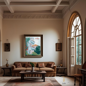 Beirut | Gemmayzeh | Arabic Calligraphy Wall Art Print |  الجميزة بيروت