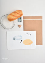 Load image into Gallery viewer, Valentine&#39;s Day Card about Breaking Bread 

